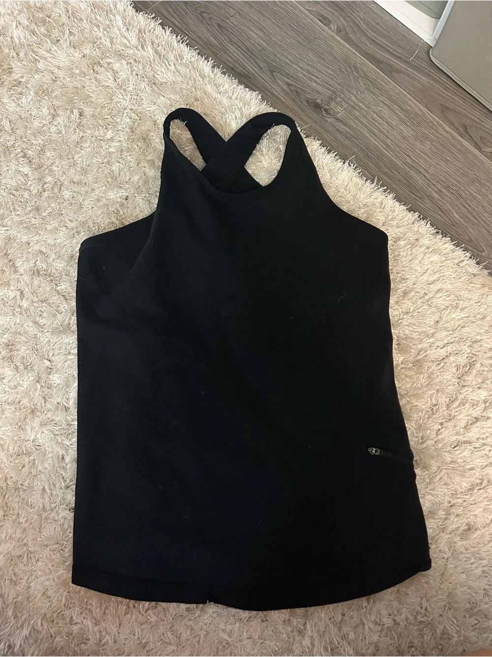 lululemon athletica Women’s Black Cross-Back Tank Top